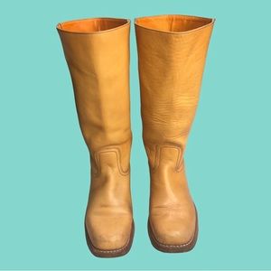 Vintage Banana Frye 14L Campus Boots